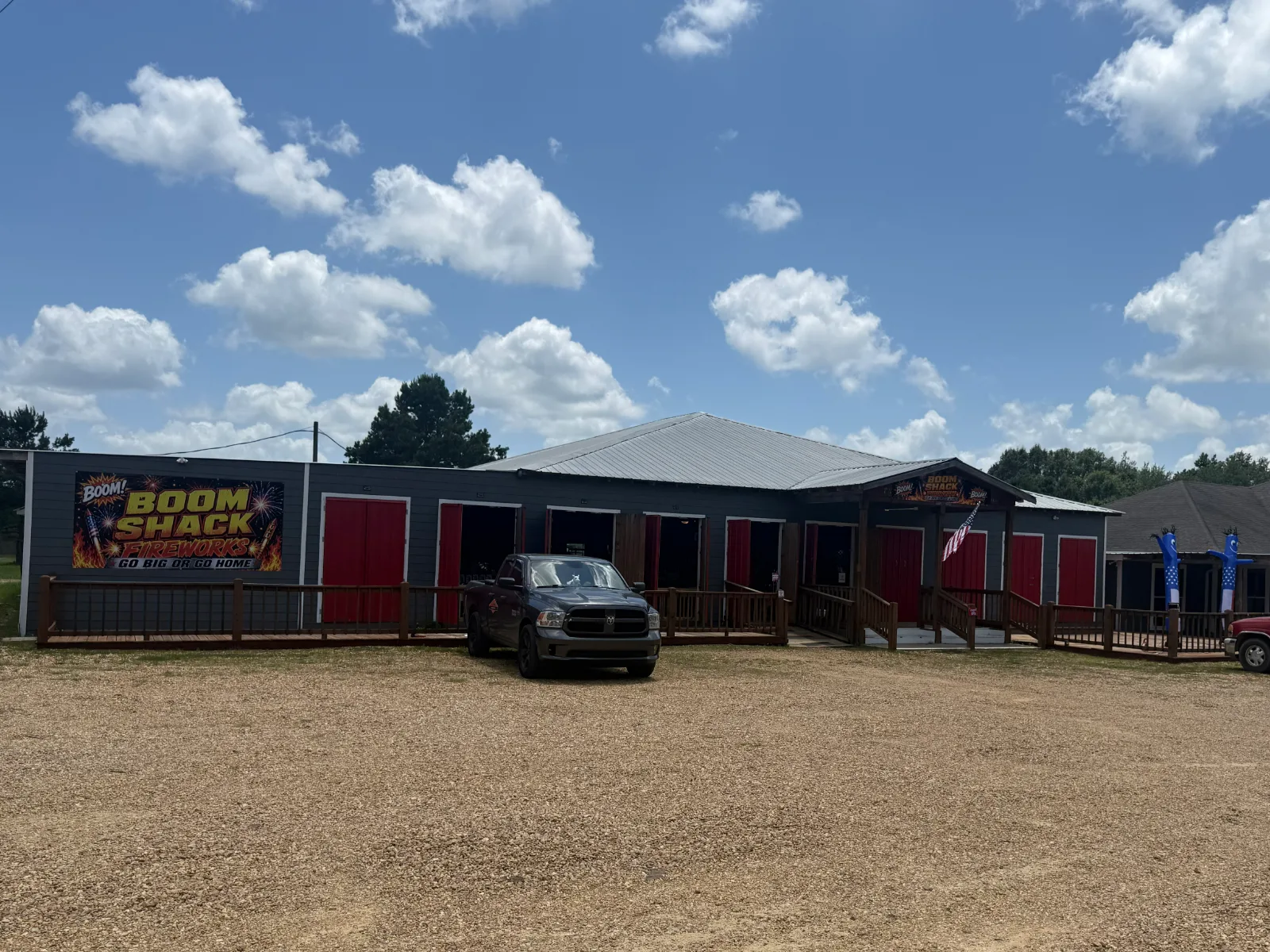 Boom Shack Fireworks storefront in McComb, MS